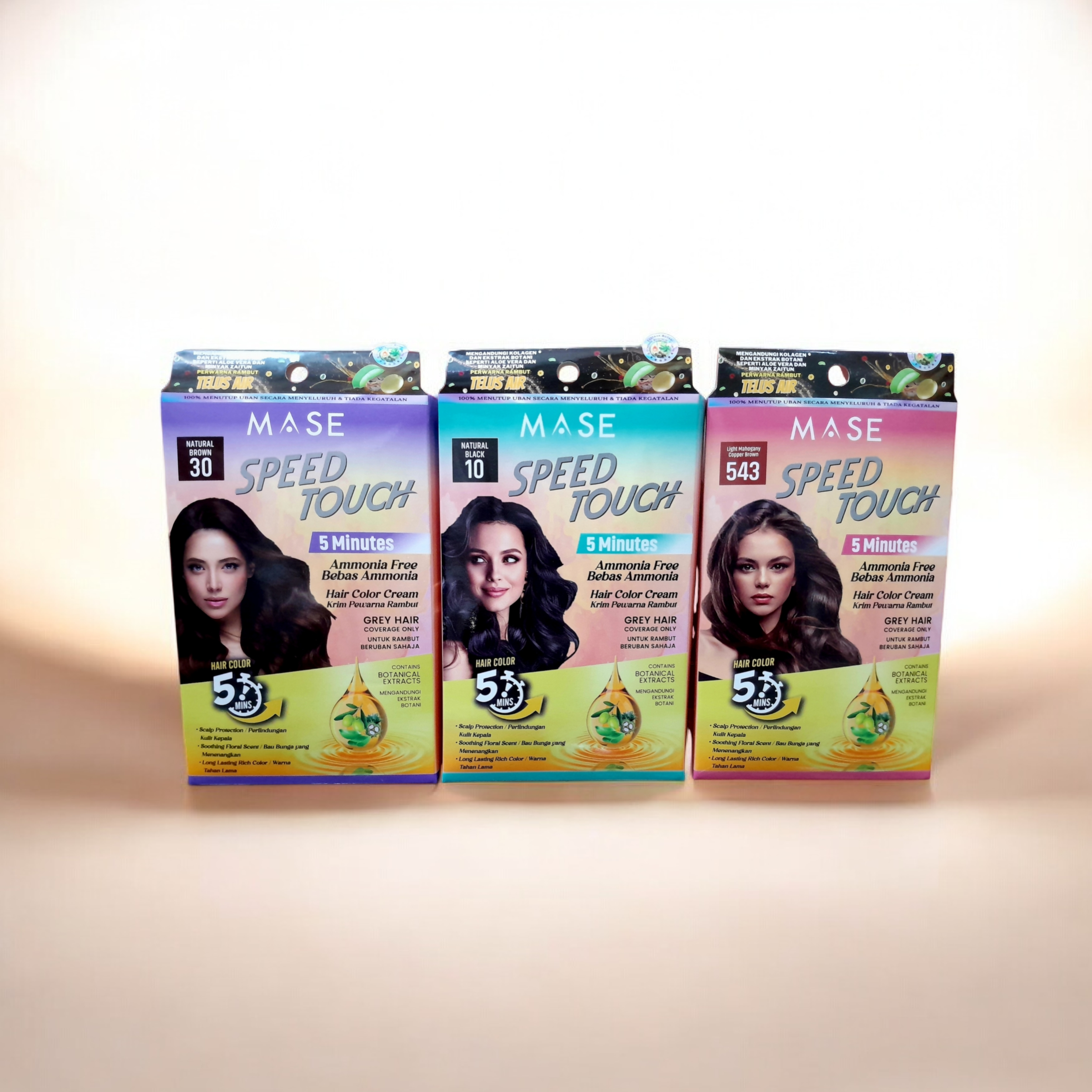 Speed Touch hair colours